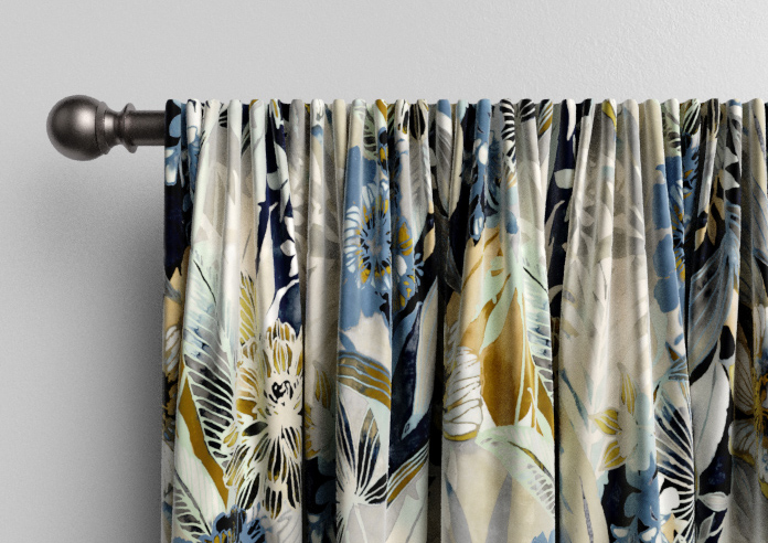 Bali, Navy - Made to Measure Curtains - Image 9